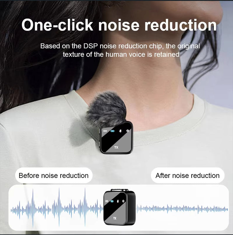 Wireless Microphone ABS Collar Clip Noise Reduction for Podcast Recording Interview Clip