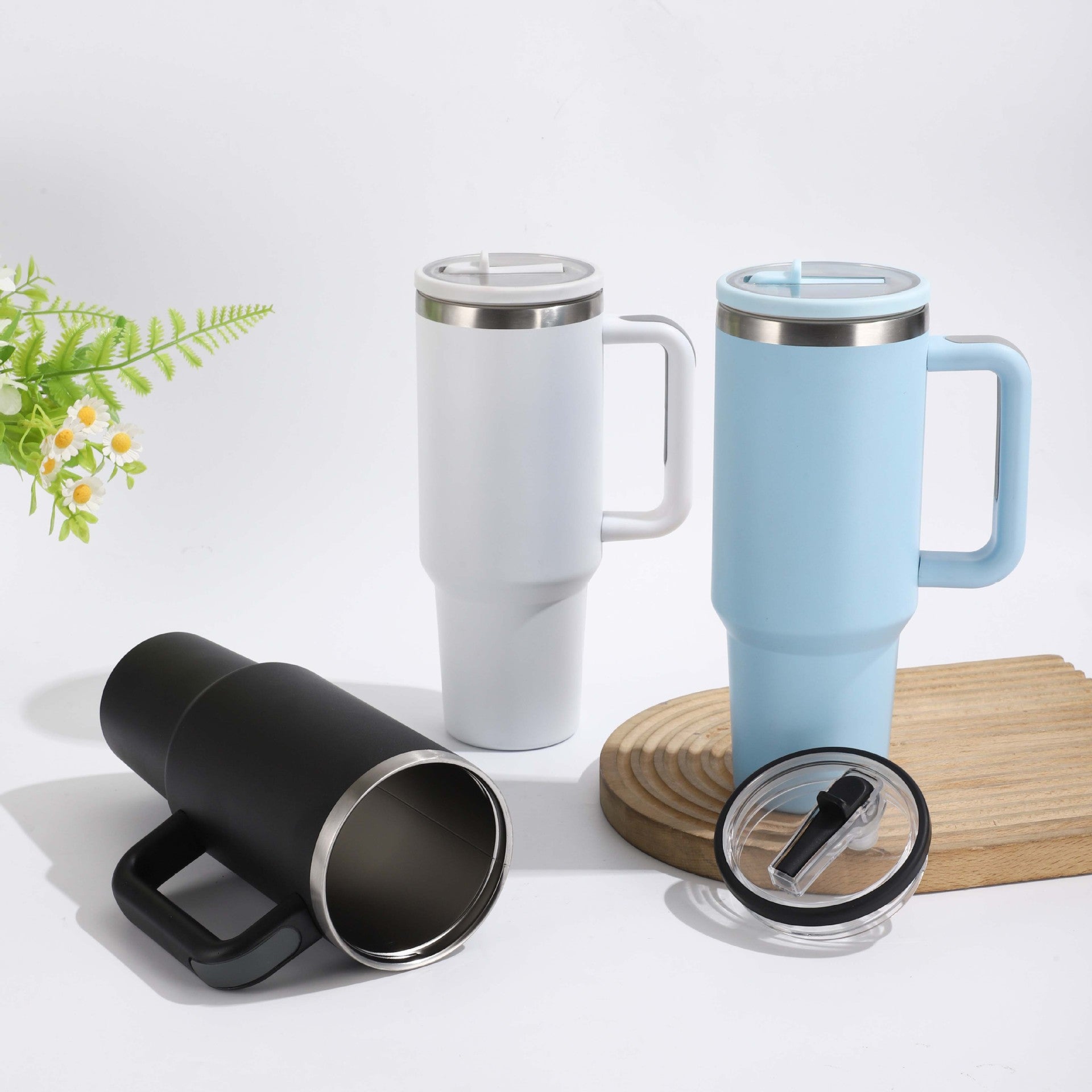 Stainless Steel Double Wall Insulated Travel Mug 30oz & 40oz
