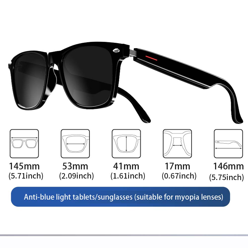 Bluetooth Wireless AI Translation Smart Sunglasses