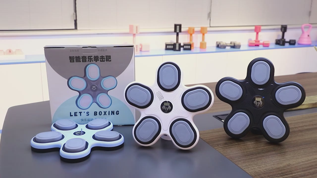Kids-smart punching boxing electronic music machine